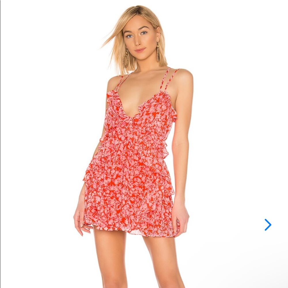 ISO LOVERS+FRIENDS RAE DRESS VALENTINE PRINT XS OR XXS